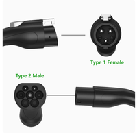 Câble de charge EV triphasé 32A Type 2 Type 2 IP55 5M (personnalisable) Norme IEC 62196-2 Haute durabilité (>10000 cycles)