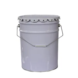 Drums Lege Tin Container 18L 0.38Mm Metalen Verf Emmer Met Lug Deksel En Handvat Voor Verkoop