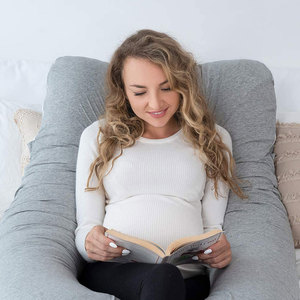 Comfort Total Body Support Baby <span class=keywords><strong>gravidanza</strong></span> che allatta cuscino morbido <span class=keywords><strong>gravidanza</strong></span> cuscino a forma di U - Product Image 5