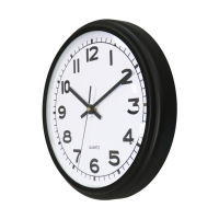 Jam Dinding Plastik Retro Gaya Antik Quartz Satu Panel Desain Tradisional Tampilan Jarum Penunjuk Waktu untuk Ruang Tamu Still Life