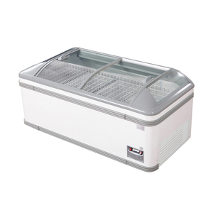 Congélateur à affichage commercial 1000 litres, réfrigérateur à porte en verre incurvée, congélateur à coffre - Product Image 2