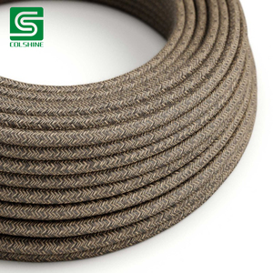 Fil rond de tissu de <span class=keywords><strong>câble</strong></span> de <span class=keywords><strong>textile</strong></span> pour les appareils d'éclairage accrochants - Product Image 1
