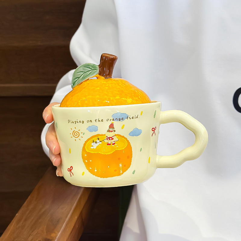 ส้มครึ่งลูก (บรรจุในกล่องสี)