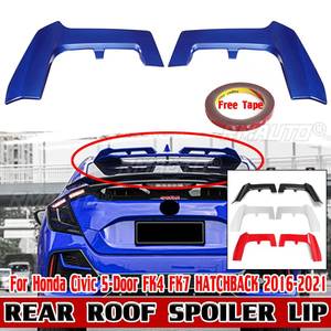 สปอยเลอร์หลังคา Civic สำหรับ Honda Civic 5 ประตู FK4 FK7 HATCHBACK ปี 2016-2021 ชุดแต่งสปอยเลอร์ฝากระโปรงท้าย - Product Image 1