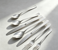 Cuillère élégante et durable en acier inoxydable réutilisable, manche fin gaufré, finition miroir, or/argent, pour dessert, thé, café