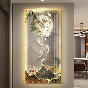 Cuadros Decorativos de Pared de Cristal para Sala de Estar, Diseño Moderno de Alto Brillo, 100X50CM, Decoración para el Hogar, Dropshipping - Product Image 4
