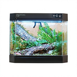 Modular Smart <strong>Reptile</strong> <strong>Terrarium</strong> with Dual-Zone Temperature Control and Automatic Spraying Rectangle Glass Design for Home Use - Product Image 1