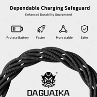 Câble de données Thunderbolt 5 d'usine, 1,8 m, transmission haute vitesse 120 Gbit/s, charge rapide 240 W, PD multifonction, double Type-C pour ordinateur