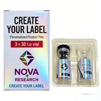 Étiquettes personnalisées pour flacons miniatures de 3 ml, 10 ml, 15 ml, autocollants en vinyle imperméables pour peptides