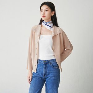 Cardigan Elegante da Donna Ultimo <span class=keywords><strong>Design</strong></span> 2026, Giacca Casual Autunnale con <span class=keywords><strong>Design</strong></span> Raffinato, Camicia Plissettata - Produzione di Fabbrica - Product Image 3