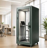 Cabine de bureau insonorisée individuelle mobile, isolation phonique, vente en gros directe d'usine, certifiée CE ISO9001