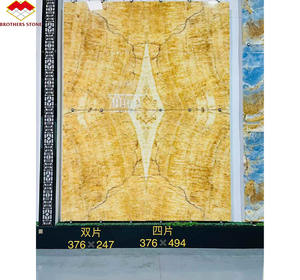 Piedra de mármol Real de ónix de cristal blanco translúcido Premium en Foshan, Panel de pared, <span class=keywords><strong>libro</strong></span>, piedra de decoración retroiluminada Interior combinada - Product Image 3