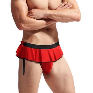 FF5221 Sous-vêtements sexy pour hommes, string, slip de bain, culotte en dentelle, lingerie sexy pour hommes avec jarretière - Product Image 3