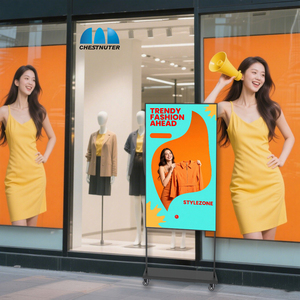 43 inch 2500 nits độ sáng cao siêu mỏng cửa sổ phải đối mặt với màn hình quảng cáo hiển thị tầng-thường vụ một bên Áp phích quảng cáo hiển thị - Product Image 1