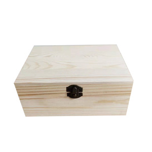 Wooden Storage <b>Box</b> <b>Pine</b> Rectangle Stackable Jewelry Watch Eyewear Packaging 3 Sizes Multi-Size Gift <b>Box</b> - Product Image 4