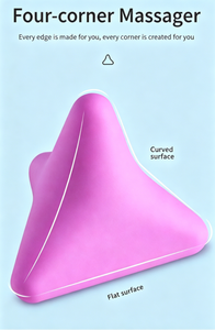 Appareil de massage en gel de silicone à quatre coins pour la relaxation musculaire, la libération du psoas, du rachis thoracique, du dos, du cou, de la scapule et du pied - Product Image 4