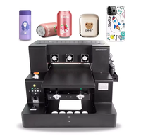 Precio de Fábrica Impresora Plana UV A3 A4 de Inyección de Tinta Máquina de Impresión Digital para Adhesivos de Película UV DTF