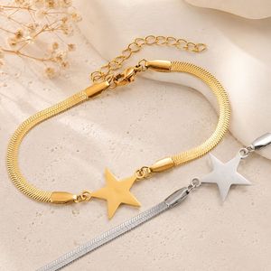 Stainless Steel Flat Snake Chain Bracelet <b>Custom</b> Engraved Rectangle Heart Star <b>Name</b> Plate Couple DIY Personalized <b>Name</b> Bangle - Product Image 2