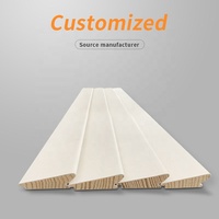 Volet en bois isolant thermique de haute qualité, 1 pièce, dessus de fenêtre, personnalisé blanc, motif de Surface horizontale personnalisable