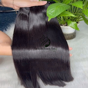 Extensiones de cabello alineadas con cutícula recta de hueso crudo vietnamita superventas, hermosas ondas naturales y estilos sueltos de ondas profundas - Product Image 2