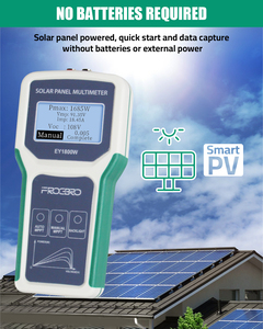 EY1800W LCD Show Painel Solar MPPT 120v Tensão <span class=keywords><strong>Tester</strong></span> Painel Fotovoltaico Fonte de Alimentação Multímetro