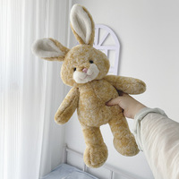 2025 vente chaude personnaliser professionnel faire des poupées sur mesure PP remplissage doux et respectueux de la peau lapin jouets en peluche pour enfants poupée