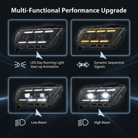 Luces eadlight de tipo ynamic para coche, accesorios de iluminación para coche, 2010-2014
