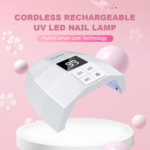 Bezaubernde wiederauf ladbare Twilight Color Nagel lampe UV-<span class=keywords><strong>LED</strong></span>-Lampe Schnur lose tragbare profession elle Salon Nagel Gel Polish Trockner - Product Image 1