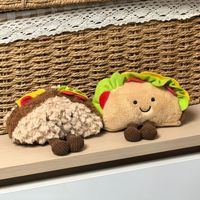 Poupée Hamburger mignonne en sandwich de simulation amusante, jouet en peluche Kawaii super doux pour cadeau de fête des enfants