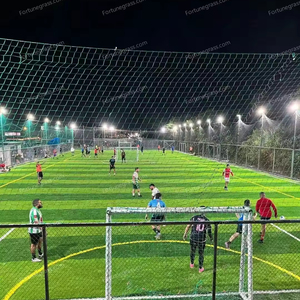 Césped artificial antideslizante <span class=keywords><strong>para</strong></span> exteriores, campo de fútbol, <span class=keywords><strong>cancha</strong></span> deportiva, césped artificial de fútbol, césped sintético con <span class=keywords><strong>malla</strong></span> de alambre - Product Image 2