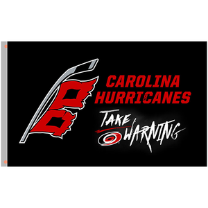 NHL đội Trung Quốc nhà máy bán buôn 3X5FT Double Sided in cờ ngoài trời Tampa Carolina Hurricanes cờ với 2 grommets - Product Image 4