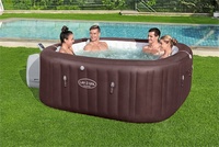 Bestway 60033 Maldives Hydroiet Pro Spa gonflable, baignoire pliable, spa, jacuzzi extérieur
