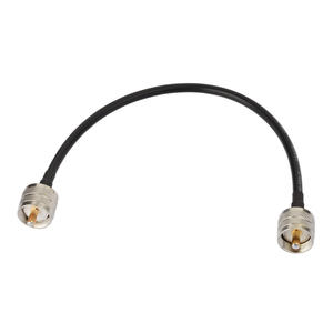 UHF Coax koaksiyel kablo UHF konnektör erkek <span class=keywords><strong>PL</strong></span>-259 UHF erkek <span class=keywords><strong>PL</strong></span>-259 düşük kaybı bağlantı kablosu 60cm - Product Image 4