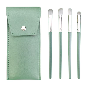 4-Piece Synthetic Hair Eye Concealer Makeup <b>Brush</b> Set Customizable Natural Look Shaving Precision <b>Brush</b> Kit - Product Image 1