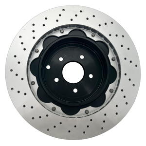 Un nouveau frein de voiture pour Nissan GTR GT-R R35, disques de frein arrière rainurés en deux parties, paire de 380 mm, 2009 - Product Image 2