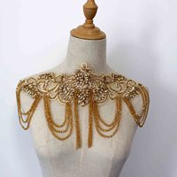 Аппликация из хрустальных пайеток и бисера, вышивка на ткани, роскошные свадебные аксессуары, алмазные нашивки для рукоделия, аппликация для декора одежды