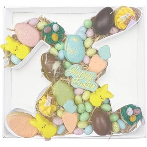 กล่องกระดาษรูปกระต่ายน้อย ขนาด 12.5 นิ้ว สำหรับใส่ของขวัญ ตกแต่งงานปาร์ตี้ งานฝีมือ ดีไซน์เทศกาลอีสเตอร์ - Product Image 6