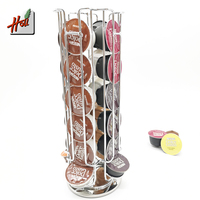Capsules de café type Dolce Gusto, support en métal, placage de pièces, rangement de dosettes, vente en gros