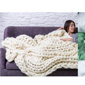 <span class=keywords><strong>Manta</strong></span> <span class=keywords><strong>de</strong></span> punto grueso, <span class=keywords><strong>manta</strong></span> <span class=keywords><strong>de</strong></span> hilo grueso <span class=keywords><strong>de</strong></span> punto gigante - Product Image 2