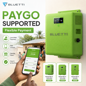 Station d'alimentation portable BLUETTI à paiement à l'utilisation pour le stockage d'énergie domestique avec sortie AC/DC pour les maisons, les commerces et les bureaux en zone rurale - Product Image 4