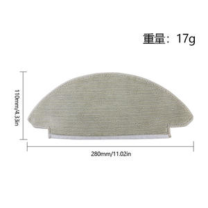 Chiffon de nettoyage rectangulaire réutilisable pour aspirateur robot Viomi Alpha2 Pro Alpha2 Plus M12427 - Product Image 4