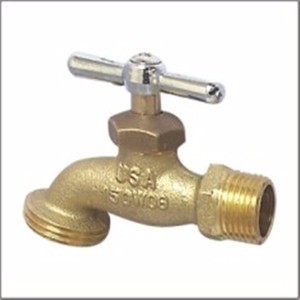 Robinet d'eau extérieur personnalisé, type arrêt standard, à ouverture lente, en laiton poli, corps moulé au sable, norme chinoise - Product Image 3