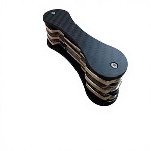 SHENYU 3K Carbon <b>Felt</b> Drone Shape 5mm <b>Thick</b> Compact Lightweight Durable Key Holder & Organizer for Daily Carry - Product Image 2