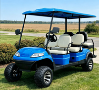 Buggy électrique tout-terrain A627.4+2G, adapté au transport sur la plage.