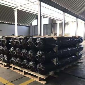 Film de paillis en plastique agricole contrôle des mauvaises herbes 6 Mil bâches en plastique noir pour jardins extérieurs - Product Image 3