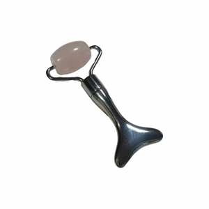 Portable Face Lift Facial Massage Rose Quartz <b>Roller</b> Facial <b>Massager</b> - Product Image 5