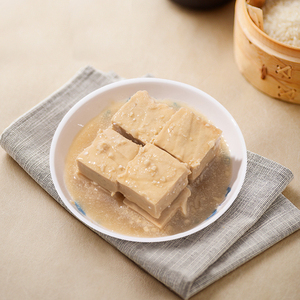 Lao Henghe, cuajada de frijol blanco fermentado, 285G, agua salada embotellada, conservada, bloques grandes, olla caliente cuadrada, salsa de arroz, uso doméstico - Product Image 1