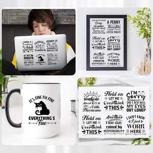 Quick Turnaround Service Fade Proof Technology Waterproof Peelable Design Customized UV DTF Cup Wrap <b>Transfers</b> <b>Glass</b> Cup UV - Product Image 3