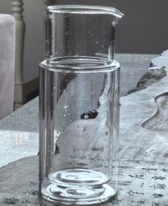 Thiết kế hiện đại đôi tường thủy tinh borosilicate nước và nước trái cây bình pyres Glass Jug và ly đặt cho home & Office sử dụng - Product Image 2