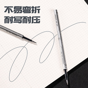 Deli Hexagonal Warrior Pen Refill 0.5mm Double Ballpoint ST Tip Black Quick Dry 20 Pcs - Product Image 3